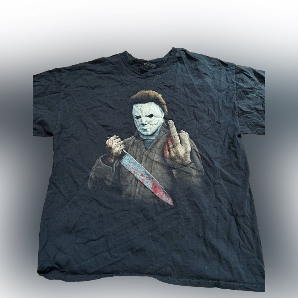 Halloween Michael Myers F**k You T-shirt